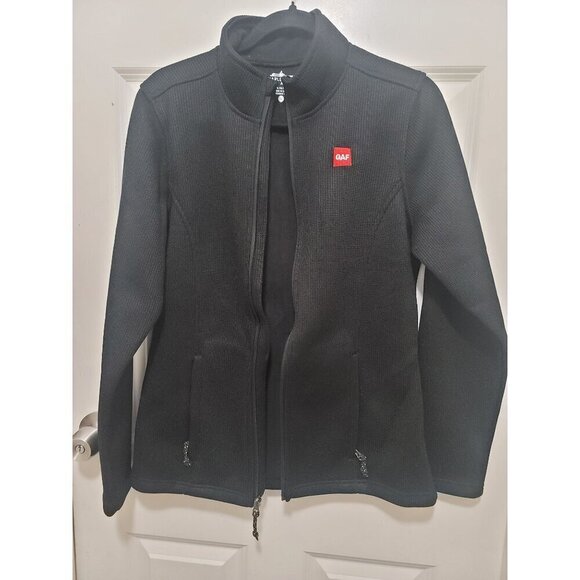 Charles River Apparel GAF Full-Zip Black Jacket For Men's Size M - Picture 4 of 10